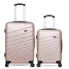 Image de lot de 2 - valises weekend et cabine tigre - rose dore