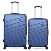 Image de lot de 2 - valises grand format et weekend tigre - marine