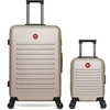 Image de - lot de 2 - valises grand format et cabine xxs wil - beige
