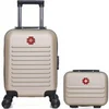 Image de - lot de 2 - valises cabine xxs et vanity wil - beige