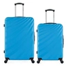 Image de - lot de 2 - valise grand format et valise weekend danube - bleu