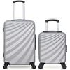 Image de - lot de 2 - valise weekend et valise cabine xxs danube - gris