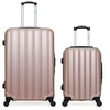 Image de - lot de 2 - valises grand format et cabine himalaya - rose dore