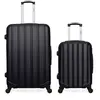 Image de - lot de 2 - valises grand format et cabine himalaya - noir