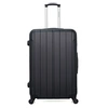 Image de bluestar - valise grand format napoli 75 cm 4 roues - noir