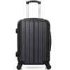 Image de bluestar - valise cabine napoli 55 cm 4 roues - noir