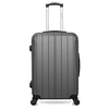 Image de bluestar - valise weekend napoli 65 cm 4 roues - gris fonce