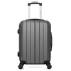 Image de bluestar - valise cabine napoli 55 cm 4 roues - gris fonce