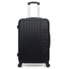 Image de bluestar - valise weekend bucarest 65 cm 4 roues - noir