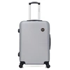 Image de bluestar - valise weekend london 65 cm 4 roues - gris
