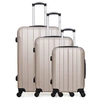 Image de set de 3 valises rigides fogo - beige
