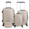 Image de - set de 4 abs vesuvio-c 4 roues - beige