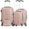 Image de - set de 4 abs vesuvio-c 4 roues - rose dore