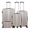 Image de - set de 4 abs lipari-c 75 cm 4 roues - beige