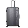 Image de - valise grand format abs porter 4 roues 75 cm - gris fonce