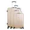 Image de - set de 3 valises atlanta 75 cm 4 roues - beige