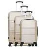 Image de - set de 3 abs utah 75 cm 4 roues - beige