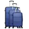 Image de - set de 3 abs utah 75 cm 4 roues - marine