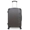 Image de bluestar - valise weekend bucarest 65 cm 4 roues - gris fonce