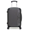 Image de bluestar - valise cabine bucarest 55 cm 4 roues - gris fonce