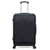 Image de - valise weekend selenga 65 cm 4 roues - noir