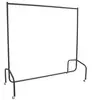 Image de Portant tringle à vêtements acier charge max. 140 Kg dim. 120L x 60l x 170H cm noir