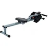 Image de Rameur d'appartement appareil de Fitness et musculation cardio training écran LCD multifonction acier gris et noir