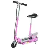 Image de Trottinette électrique 120 W pliable pour enfant de 7 à 12 ans hauteur guidon et selle réglable 10 Km/h max. rose