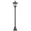 Image de Outsunny Luminaire extérieur solaire lampadaire lanterne classique LED 40 Lm dim. 18L x 18l x 160H cm noir