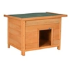 Image de Niche chien sur pied dim. 85L x 58l x 58H cm - toit ouvrant bitumé vert - bois sapin pré-huilé