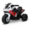 Image de Moto électrique pour enfants 3 roues 6 V 2,5 Km/h effets lumineux et sonores rouge S1000 RR
