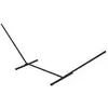 Image de Support pied de hamac structure robuste métal époxy noir dim. 3,60L x 0,92l x 1,15H m