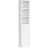 Image de Meuble colonne de salle de bain moderne 34L x 24l x 170H cm blanc
