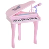 Image de Piano à queue électronique 37 touches multifonctions avec micro haut parleur rose