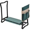 Image de Tabouret de jardin pliable agenouilloir de jardin siège jardinage avec coussin pochette rangement outils vert