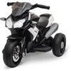 Image de Moto électrique pour enfants 3 roues 6 V 3 Km/h effets lumineux et sonores noir