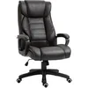 Image de Fauteuil de bureau direction massant grand confort hauteur réglable fonction dossier à bascule revêtement synthétique noir