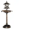 Image de Bain d'oiseaux abreuvoir pour oiseaux jardinière 3 en 1 dim. Ø 50 x 113H cm polypropylène bronze antique