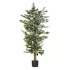 Image de Arbre artificiel plante artificiel ficus hauteur 1,5 m tronc branches liane lichen feuilles grand réalisme pot inclus