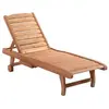Image de Bain de soleil vert en bois L. 11 cm H. 35 cm non empilable non pliable