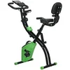 Image de Vélo d'appartement - Pliant - 8 niveaux de résistance magnétique - Vert et Noir