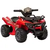 Image de Quad buggy voiture électrique enfant 18-36 mois 6 V 2 Km/h max. effet lumineux métal PP rouge
