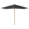Image de Parasol droit rectangulaire de jardin grande taille dim. 3L x 2l x 2,5H m anthracite
