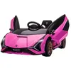Image de Voiture électrique enfant de sport supercar 12 V - V. max. 5 Km/h effets sonores + lumineux rose