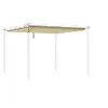 Image de Toile de rechange pour pergola rétractable 3 x 3 m polyester haute densité 180 g/m² imperméabilisé beige