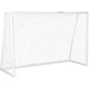 Image de But de football cage de foot but futsal - dim. 180L x 92l x 124H cm - PVC blanc
