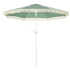 Image de Parasol inclinable de jardin style bohème à franges polyester haute densité vert
