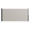 Image de Store latéral brise-vue paravent rétractable dim. 3L x 1,40H m gris