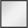 Image de Miroir mural carré dim. 50L x 50H cm cadre bois noir