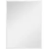 Image de Miroir mural rectangulaire dim. 60L x 80H cm MDF blanc